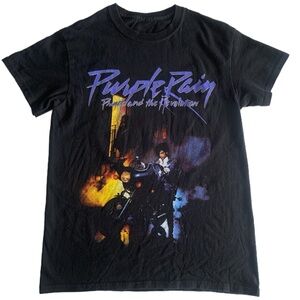 Prince Purple Rain Revolution Graphic Unisex T-Shirt Size Small
